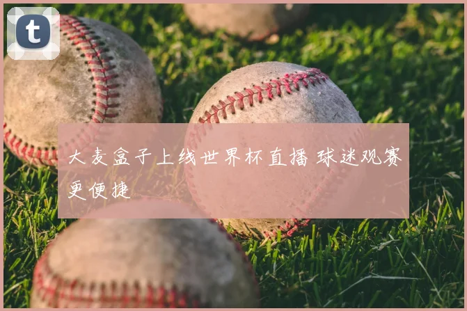 大麦盒子上线世界杯直播 球迷观赛更便捷